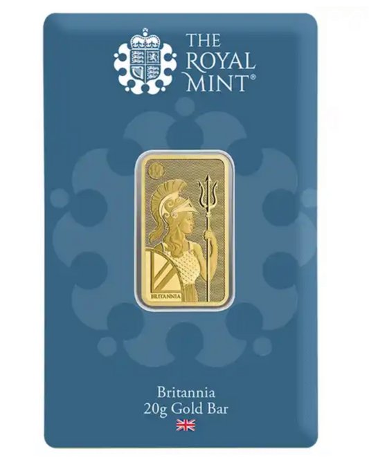 Royal Mint 20g Gold Bar 999.9 Fine Gold | Sealed Certicard | Invesment Bullion