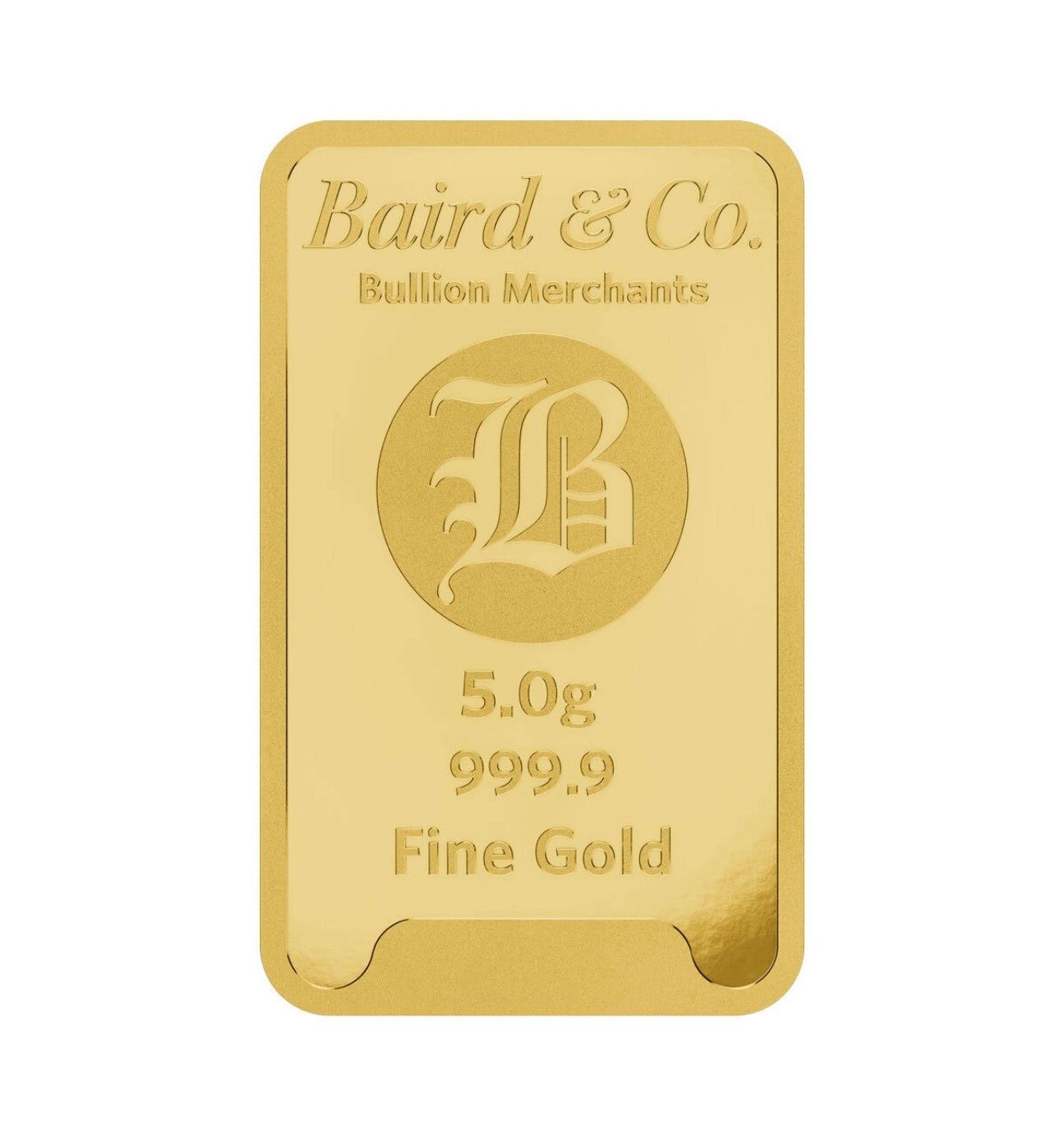 5g 999.9 Gold Bar – Baird & Co – Sealed Certicard – Investment Gold – UK Seller